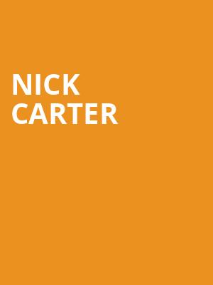 Nick Carter, Commodore Ballroom, Vancouver