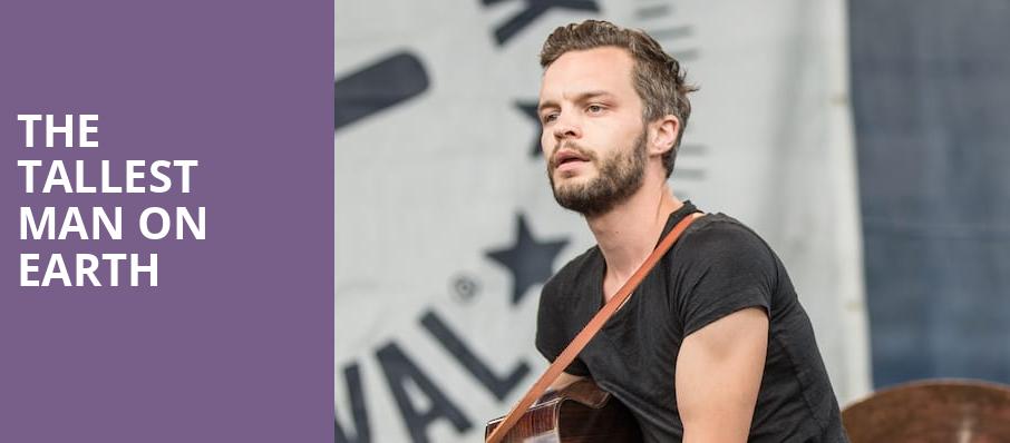 The Tallest Man on Earth, Commodore Ballroom, Vancouver