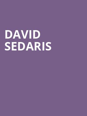 David Sedaris, Queen Elizabeth Theatre, Vancouver