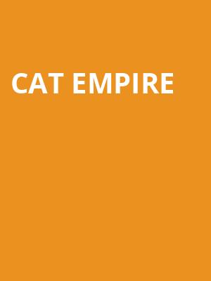 Cat Empire, Commodore Ballroom, Vancouver