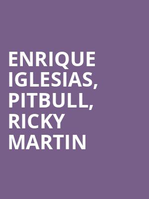 Enrique Iglesias Pitbull Ricky Martin, Rogers Arena, Vancouver