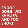 Snoop Dogg Wiz Khalifa and Too Short, Rogers Arena, Vancouver